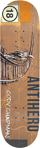 ANTI HEROCHAPMAN INTERMODAL SKATEBOARD DECK-8.5