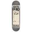 ANTI HERO CHAPMAN LANCE MTN ART SKATEBOARD DECK-8.32 SILVER w/grip