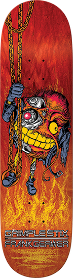 ANTI HERO GERWER GRIMPLESTIX GRIMPLENATOR DBX SKATEBOARD DECK8.25 RED
