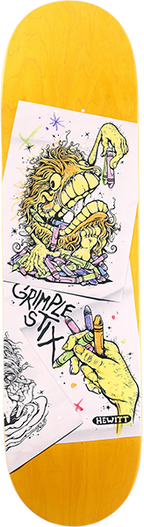 ANTI HERO HEWITT GRIMPLE STIX COLORING BOOK SKATEBOARD DECK 8.4