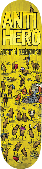 ANTI HERO KANFOUSH ROACHED OUT SKATEBOARD DECK 8.06