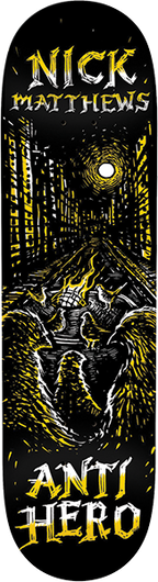 ANTI HERO MATTHEWS FIRESIDE SKATEBOARD DECK-8.5