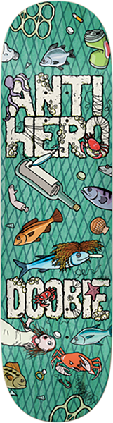 ANTI HERO PELLEGRIN CATCH OF THE DAY SKATEBOARD DECK 8.5 TEAL