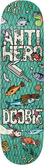 ANTI HERO PELLEGRIN CATCH OF THE DAY SKATEBOARD DECK 8.5 TEAL