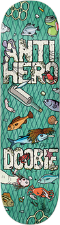 ANTI HERO PELLEGRIN CATCH OF THE DAY SKATEBOARD DECK 8.5 TEAL