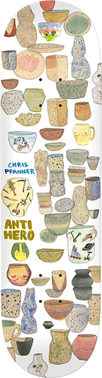 ANTI HERO PFANNER OUT OF STEP SKATEBOARD DECK 8.06