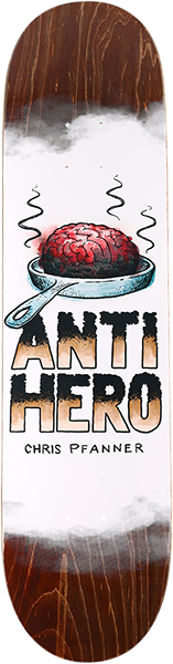 ANTI HERO PFANNER TOASTED SKATEBOARD DECK 8.06