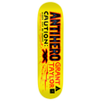 ANTI HERO TAYLOR CAUTION SKATEBOARD DECK-8.38 YELLOW w/grip