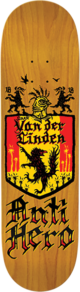 ANTI HERO DAAN COAT OF ARMS SKATEBOARD DECK 8.28