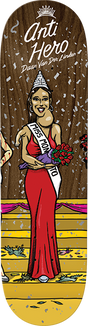 ANTI HERO VAN DER LINDEN MISS CORPORATE GREED SKATEBOARD DECK 8.5