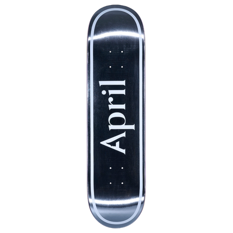 APRIL OG LOGO FOIL SKATEBOARD DECK-8.38
