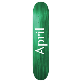 APRIL OG LOGO TWIN SKATEBOARD DECK-8.25 GREEN