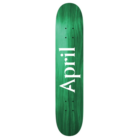 APRIL OG LOGO TWIN SKATEBOARD DECK-8.25 GREEN