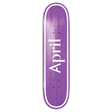 APRIL OG LOGO SKATEBOARD DECK-8.5 PURPLE