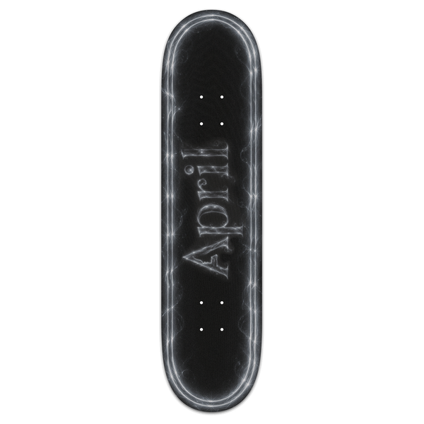 APRIL OG LOGO NIGHT SKATEBOARD DECK-8.0