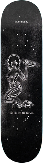 APRIL CEPEDA OUT THERE SKATEBOARD DECK 8.25