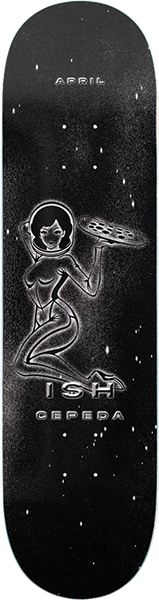 APRIL CEPEDA OUT THERE SKATEBOARD DECK 8.25