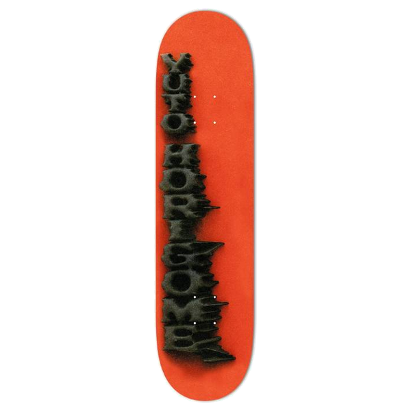 APRIL HORIGOME STAMP SKATEBOARD DECK-8.38 RED