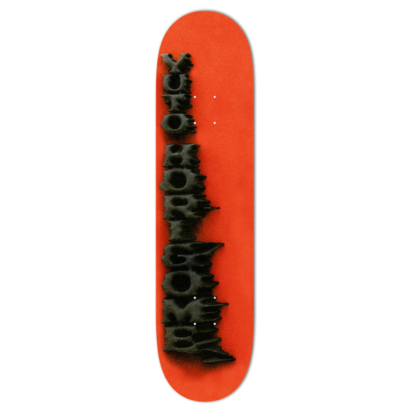APRIL HORIGOME STAMP SKATEBOARD DECK-8.5 RED