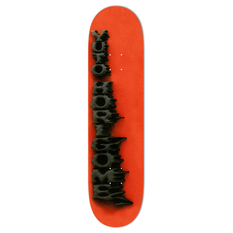 APRIL HORIGOME STAMP SKATEBOARD DECK-8.5 RED