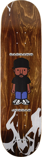 APRIL JORDAN CHARACTER SKATEBOARD DECK 8.38