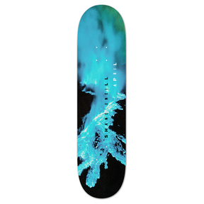 APRIL ONEILL BLUE FLOW SKATEBOARD DECK-8.38