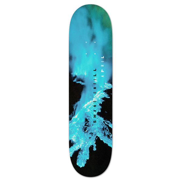 APRIL ONEILL BLUE FLOW SKATEBOARD DECK-8.38