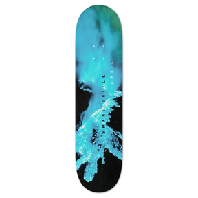 APRIL ONEILL BLUE FLOW SKATEBOARD DECK-8.5