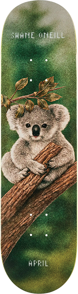 APRIL ONEILL MARSUPIAL SKATEBOARD DECK 8.5