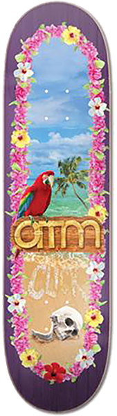 ATM PARROT SKATEBOARD DECK 7.5