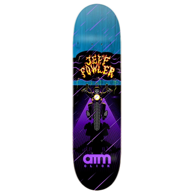 ATM FOWLER MOTO SKATEBOARD DECK-8.62