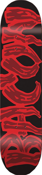 BACON FONTCULA SKATEBOARD DECK 8.25 BLK/RED