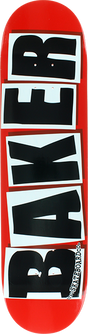 BAKER BRAND LOGO SKATEBOARD DECK 8.75 RED/BLACK