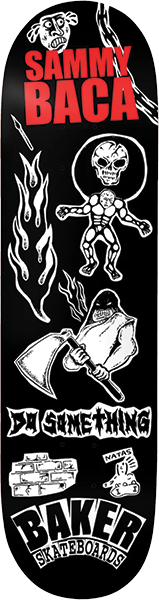 BAKER BACA DIVINE EVIL SKATEBOARD DECK-8.5