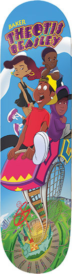 BAKER BEASLEY ROLLER COASTER SKATEBOARD DECK-8.25