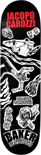 BAKER CAROZZI DIVINE EVIL SKATEBOARD DECK-8.25