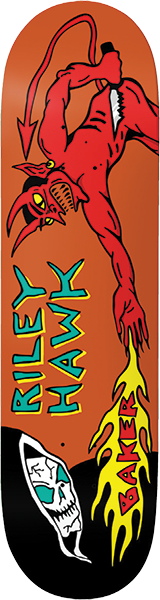 BAKER HAWK EVIL VS. EVIL SKATEBOARD DECK-8.5