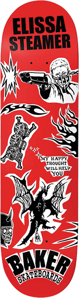 BAKER STEAMER DIVINE EVIL SKATEBOARD DECK-8.0