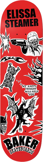 BAKER STEAMER DIVINE EVIL SKATEBOARD DECK-8.0