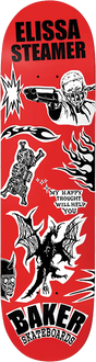 BAKER STEAMER DIVINE EVIL SKATEBOARD DECK-8.0