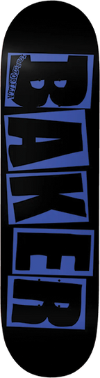 BAKER ZORILLA BRAND LOGO DANGER BLUE SKATEBOARD DECK-8.25