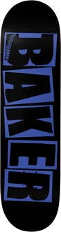 BAKER ZORILLA BRAND LOGO DANGER BLUE SKATEBOARD DECK-8.25
