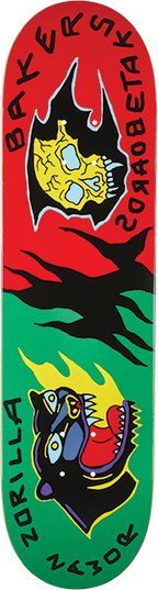 BAKER ZORILLA SCENARIO SKATEBOARD DECK 8.25