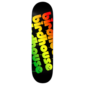 BIRDHOUSE TRIPLE STACK SKATEBOARD DECK-8.5 RASTA w/grip