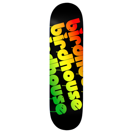 BIRDHOUSE TRIPLE STACK SKATEBOARD DECK-8.5 RASTA w/grip