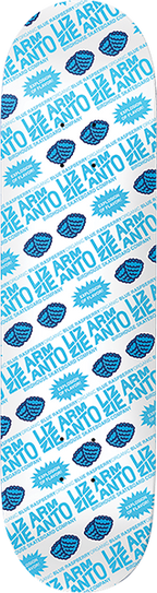 BIRDHOUSE ARMANTO BLUE RAZZ SKATEBOARD DECK-8.25
