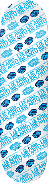 BIRDHOUSE ARMANTO BLUE RAZZ SKATEBOARD DECK-8.25