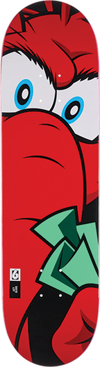 BIRDHOUSE LOY BIG RED XL SKATEBOARD DECK-8.5