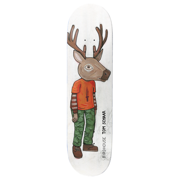 BIRDHOUSE SCHAAR INTERSPECIES SKATEBOARD DECK-8.25