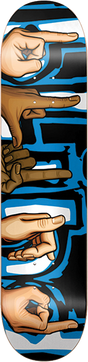 BLIND SIGNS SKATEBOARD DECK-8.25 BLUE